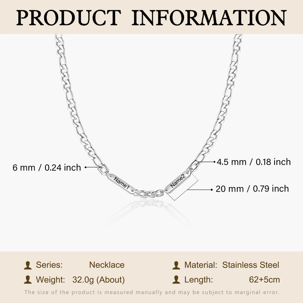 Custom Name Men's Necklace