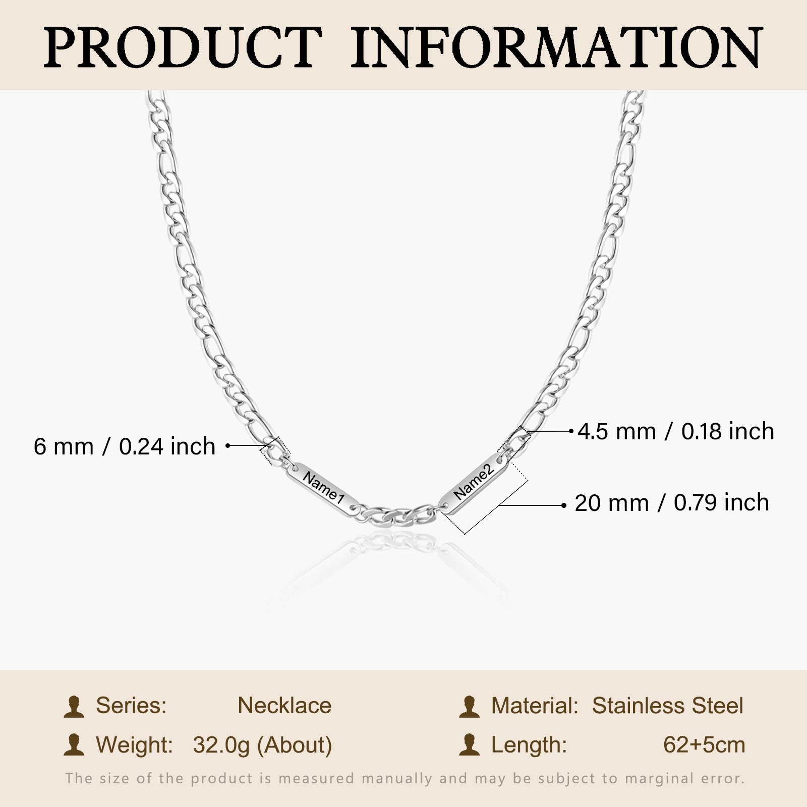 Custom Name Men's Necklace