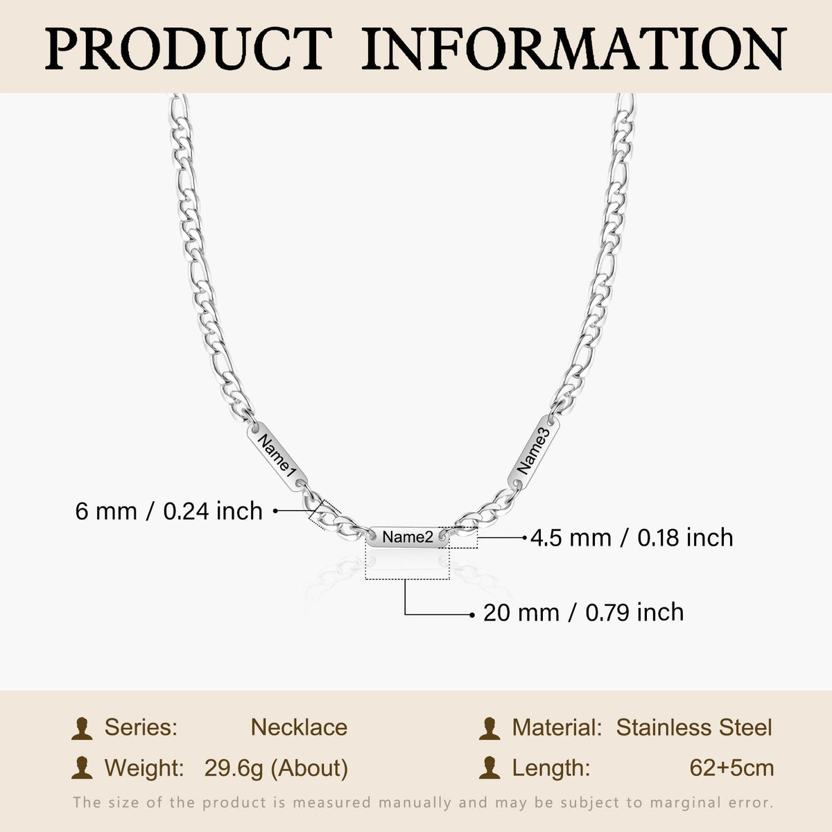 Custom Name Men's Necklace