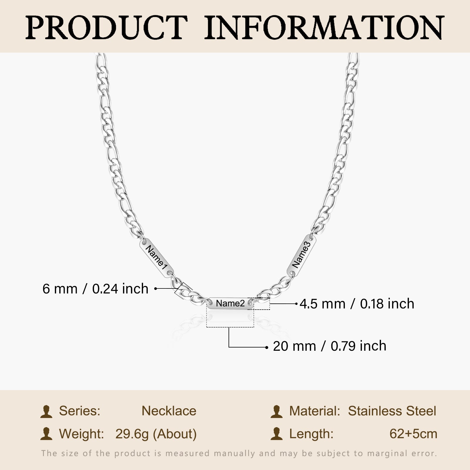Custom Name Men's Necklace