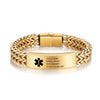 Custom Letter Medical Bracelet
