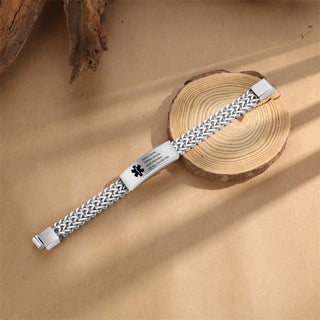 Custom Letter Medical Bracelet