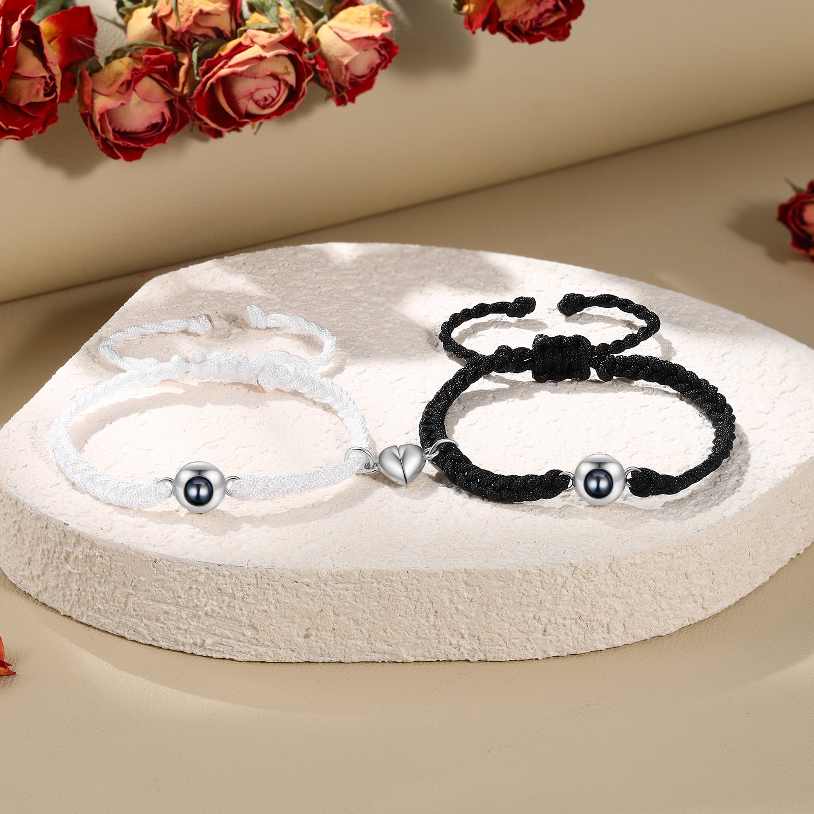 Custom Photo Couple Bracelet
