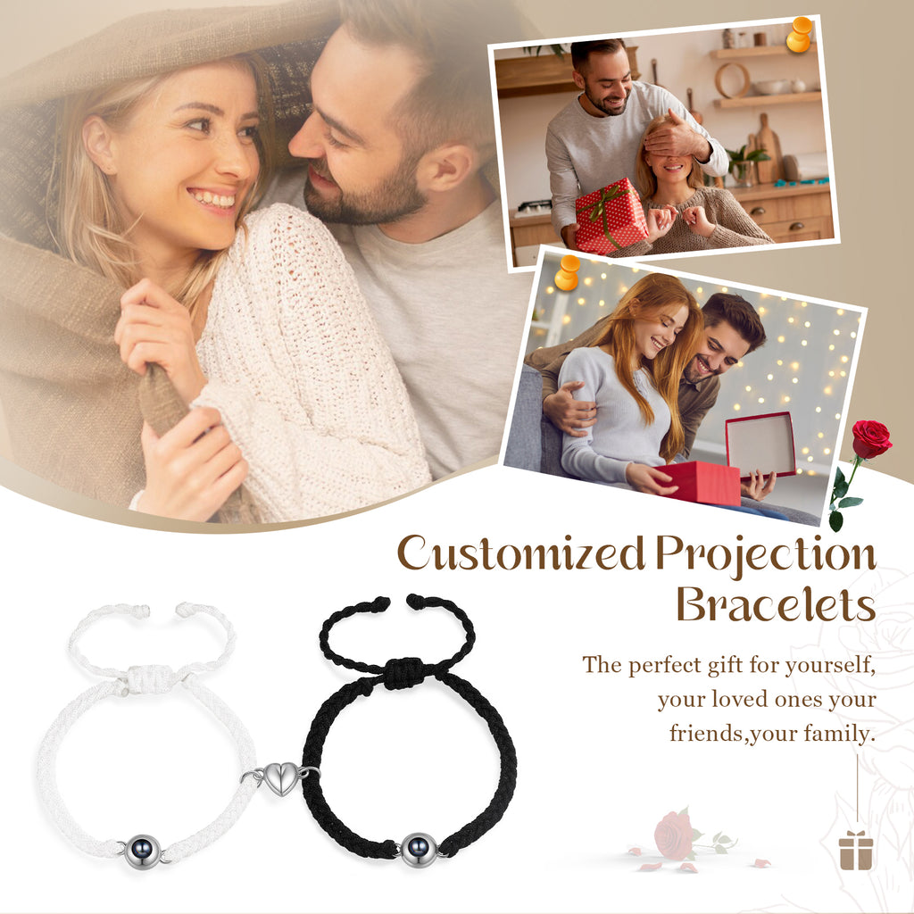 Custom Photo Couple Bracelet