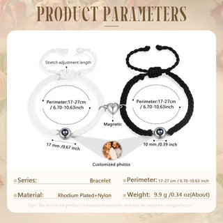 Custom Photo Couple Bracelet