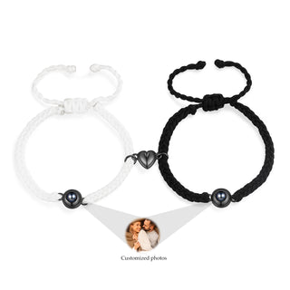 Custom Photo Couple Bracelet