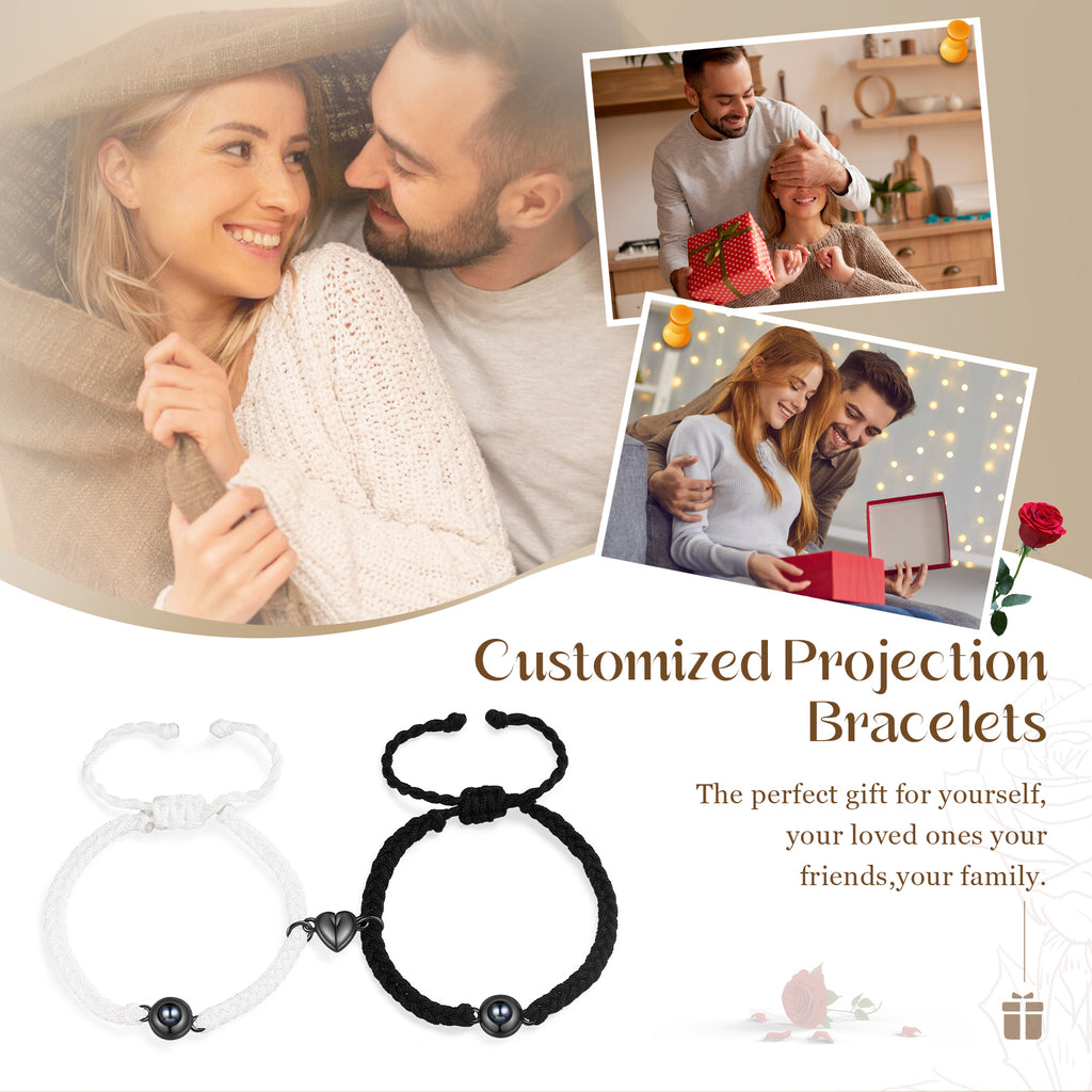 Custom Photo Couple Bracelet