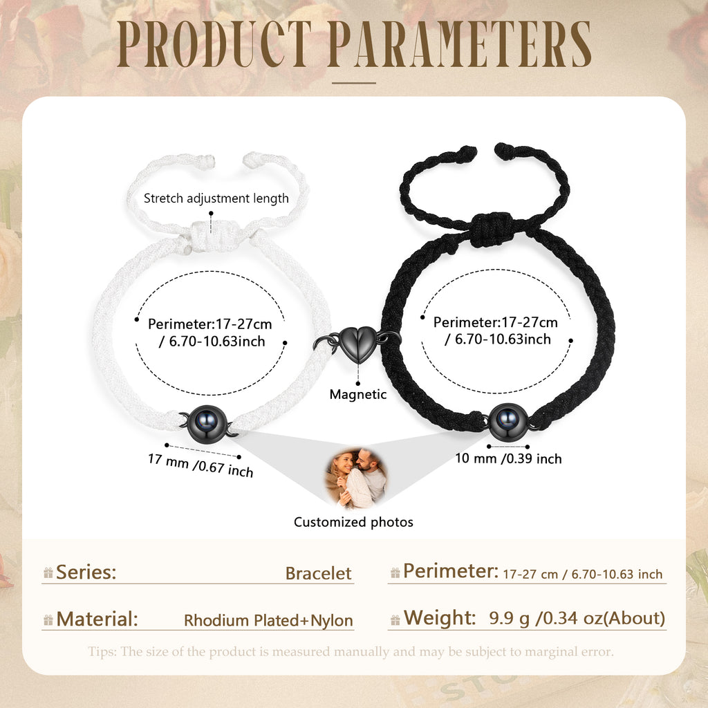 Custom Photo Couple Bracelet