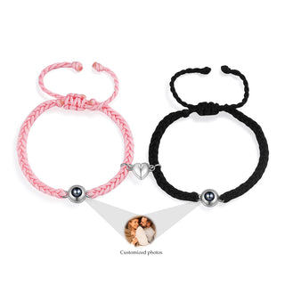Custom Photo Couple Bracelet