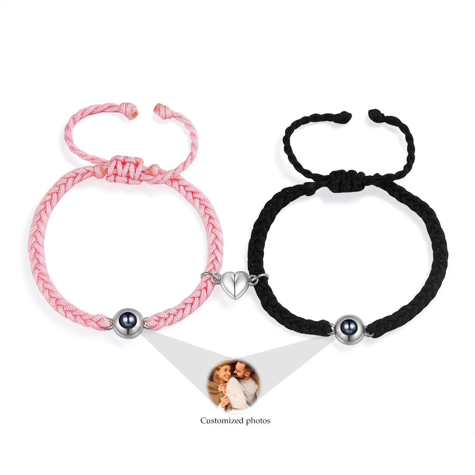 Custom Photo Couple Bracelet