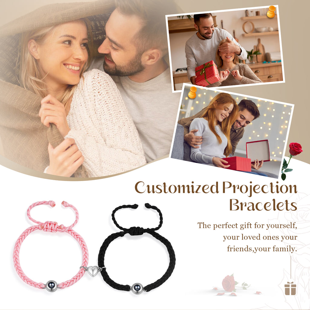 Custom Photo Couple Bracelet