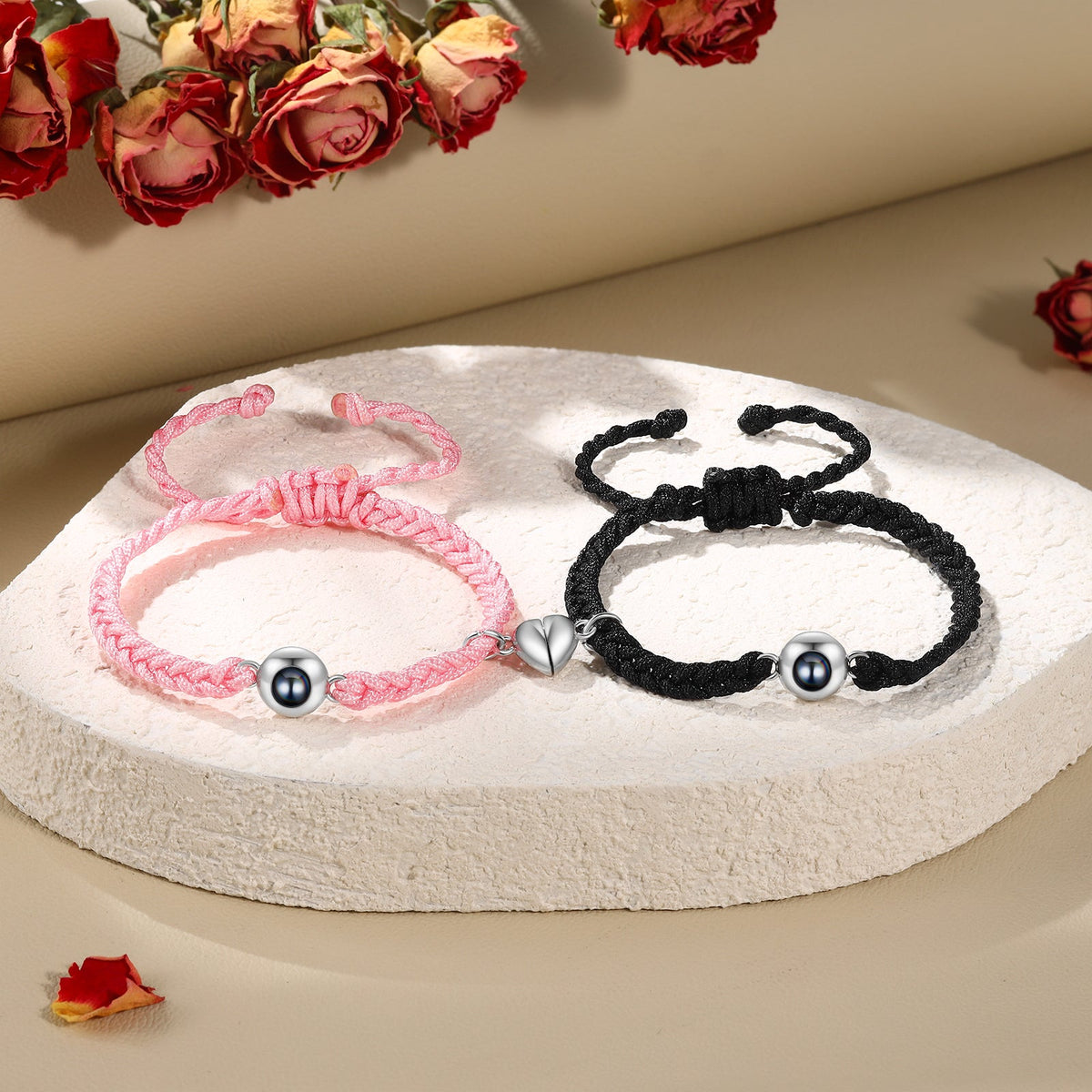 Custom Photo Couple Bracelet