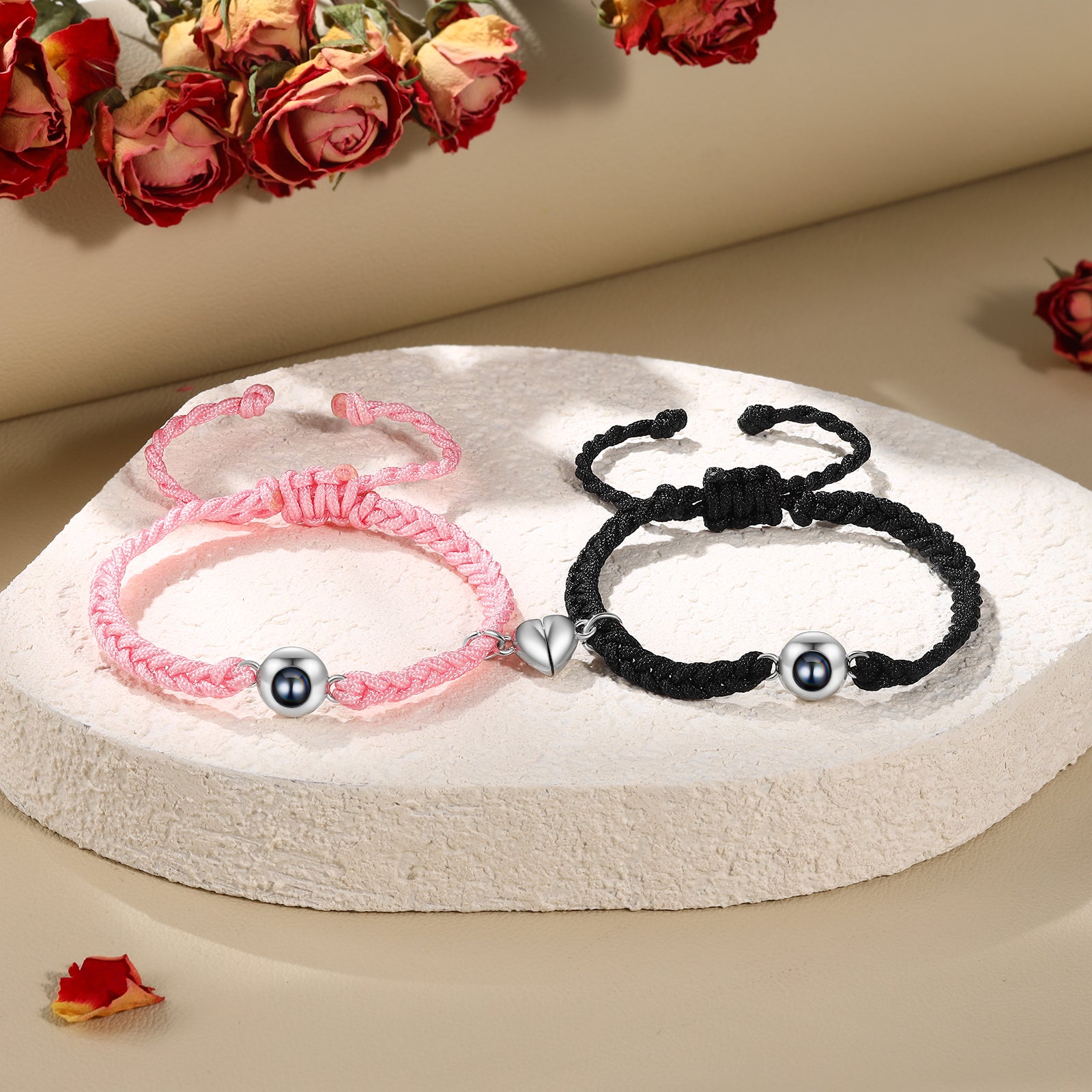 Custom Photo Couple Bracelet