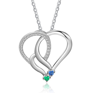 925 Sterling silver Custom Birthstone necklace