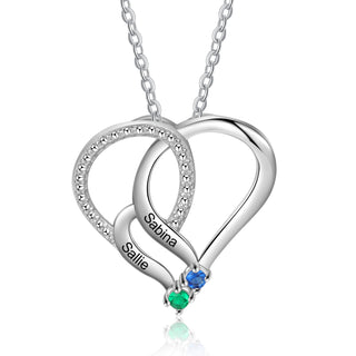 925 Sterling silver Custom Birthstone necklace