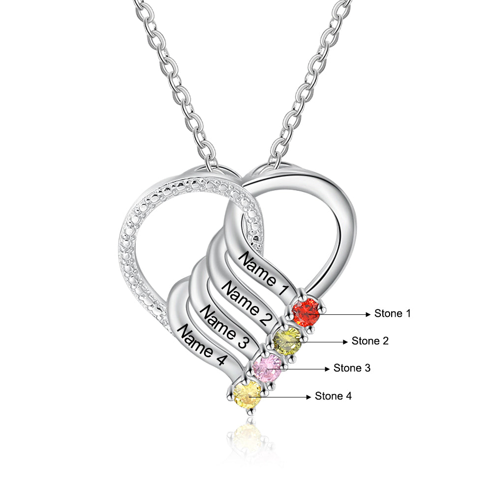 925 Sterling silver Custom Birthstone necklace