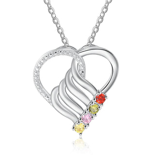 925 Sterling silver Custom Birthstone necklace
