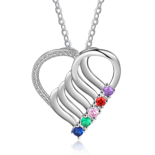 925 Sterling silver Custom Birthstone necklace