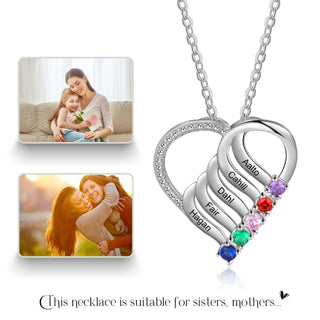 925 Sterling silver Custom Birthstone necklace