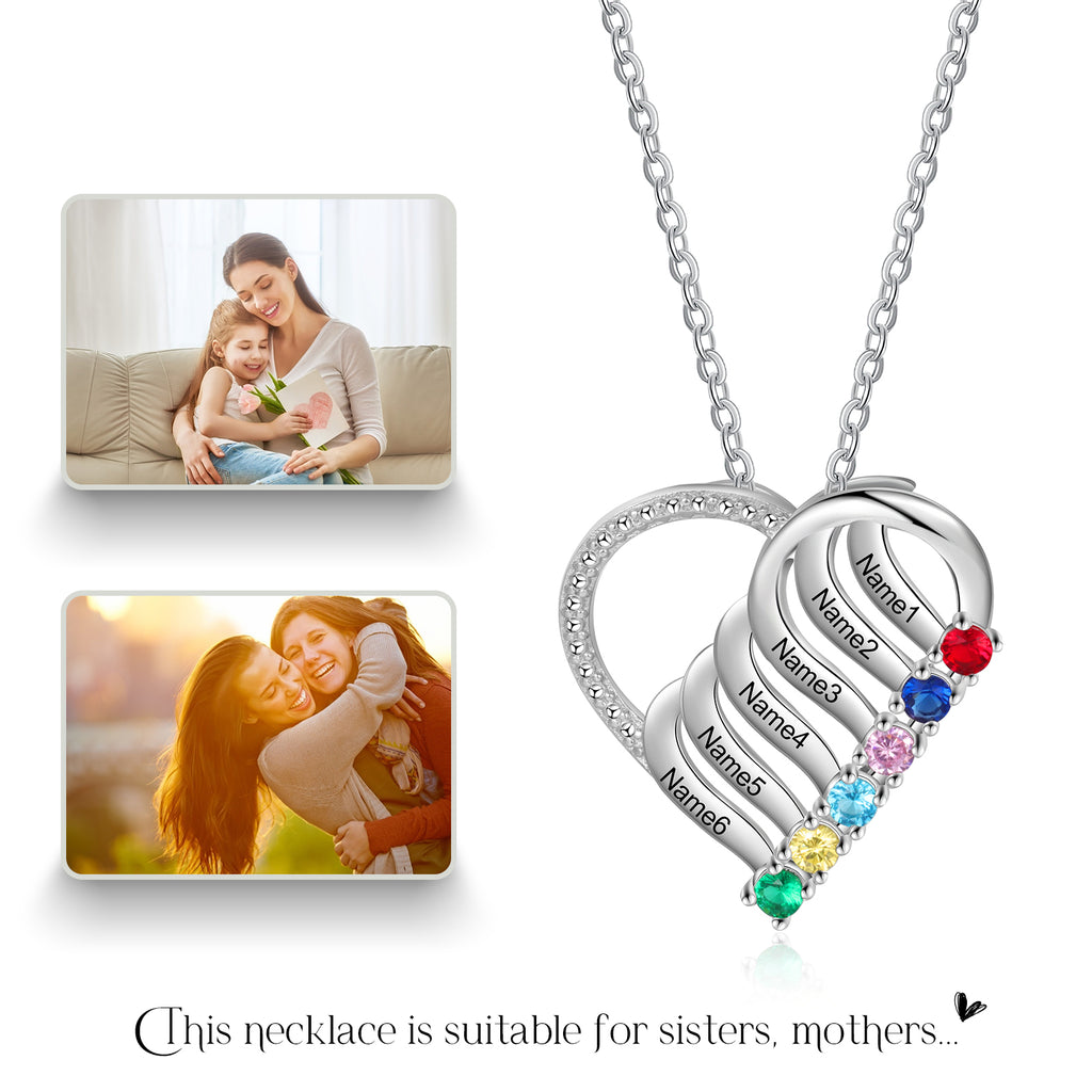 925 Sterling silver Custom Birthstone necklace