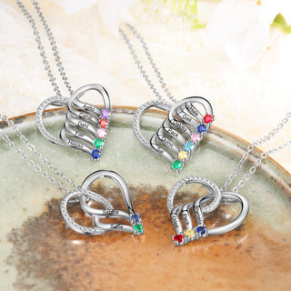925 Sterling silver Custom Birthstone necklace