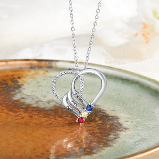 925 Sterling silver Custom Birthstone necklace