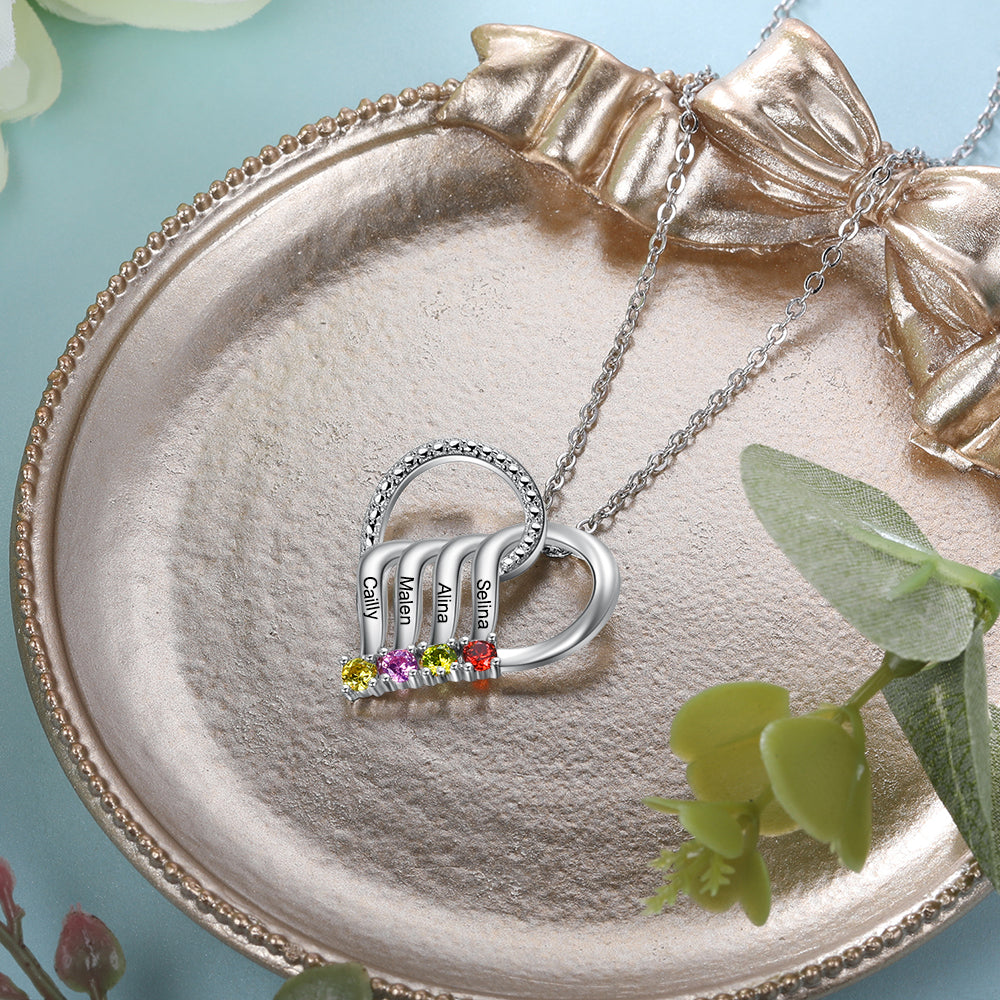 925 Sterling silver Custom Birthstone necklace