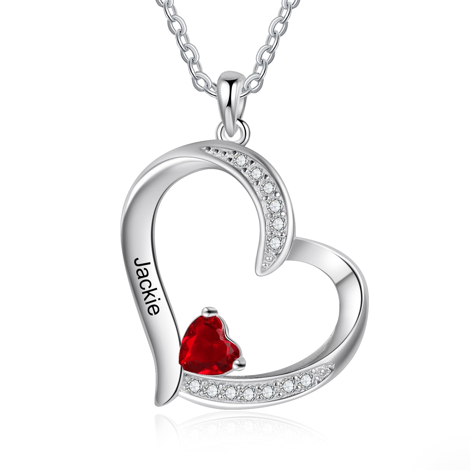 925 Sterling silver Custom Birthstone necklace