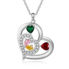 925 Sterling silver Custom Birthstone necklace