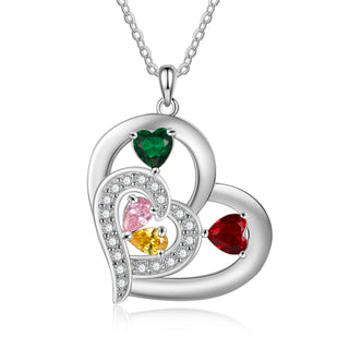 925 Sterling silver Custom Birthstone necklace