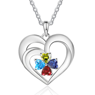925 Sterling silver Custom Birthstone necklace