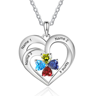 925 Sterling silver Custom Birthstone necklace