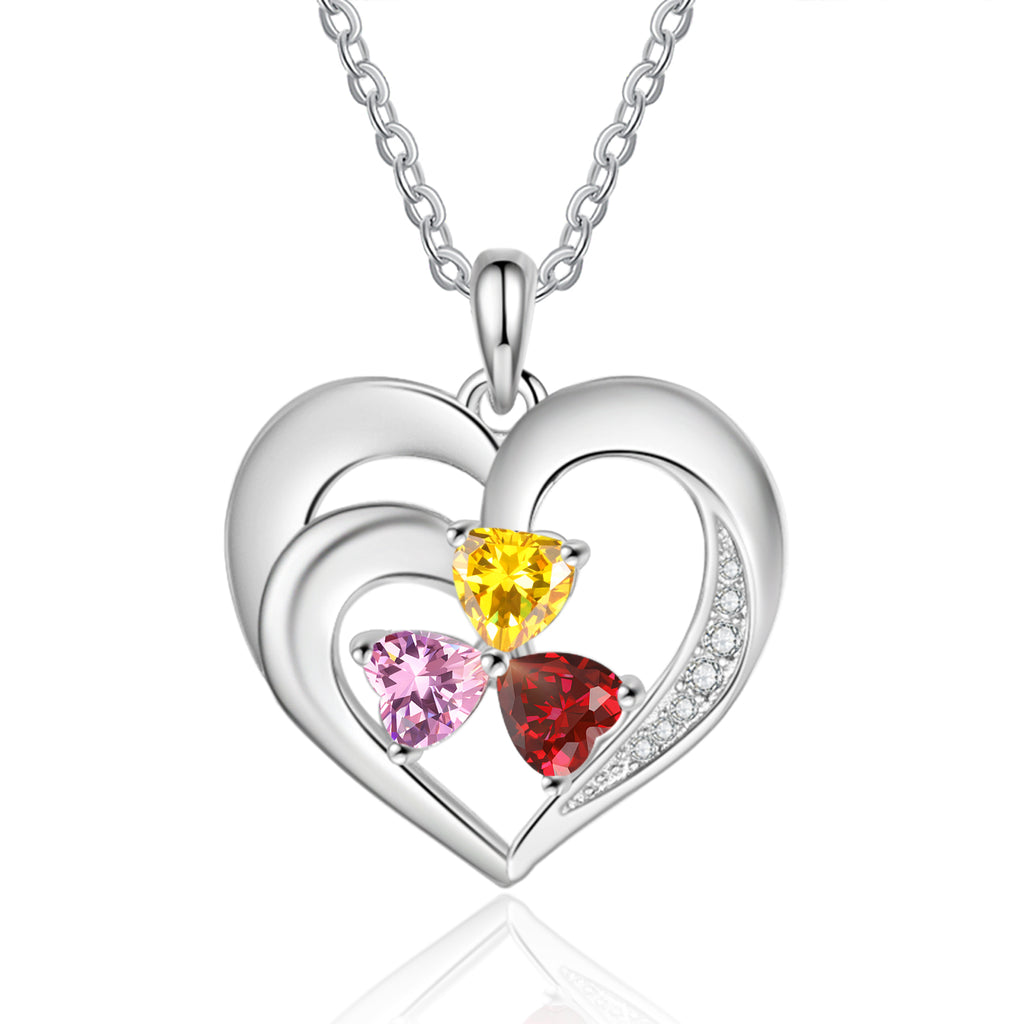 925 Sterling silver Custom Birthstone necklace