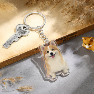 Custom Photo Pet key chain
