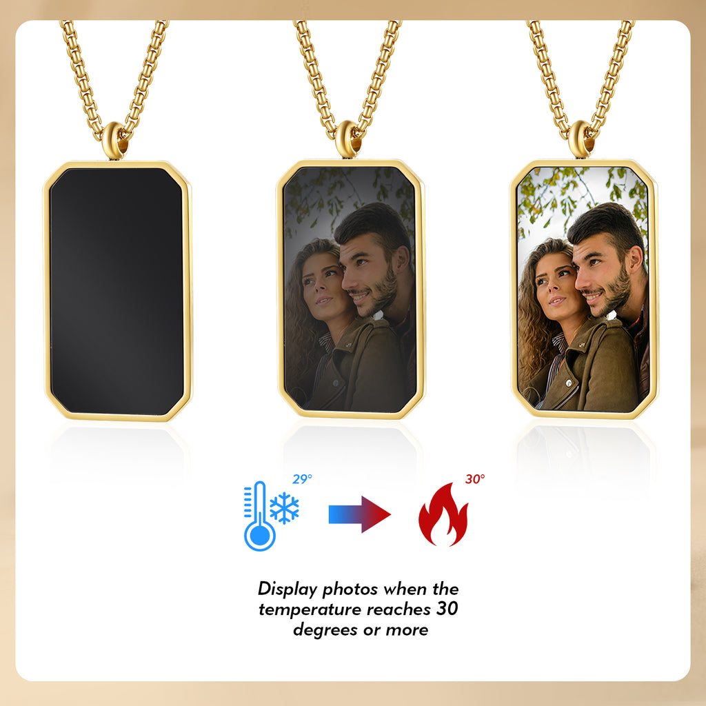 Custom Photo Thermal Necklace