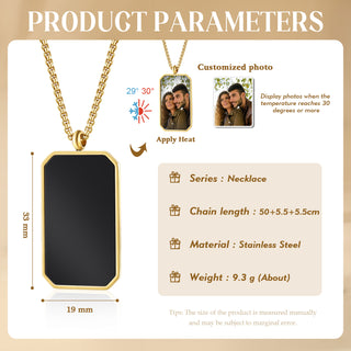 Custom Photo Thermal Necklace