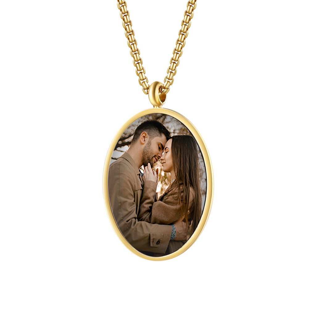 Custom Photo Thermal Necklace