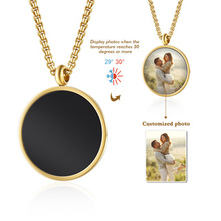 Custom Photo Thermal Necklace