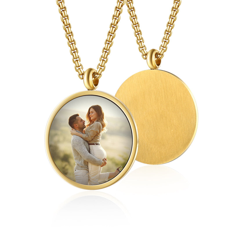 Custom Photo Thermal Necklace