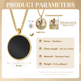 Custom Photo Thermal Necklace