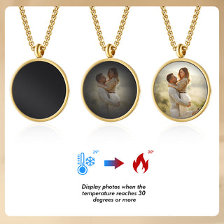 Custom Photo Thermal Necklace