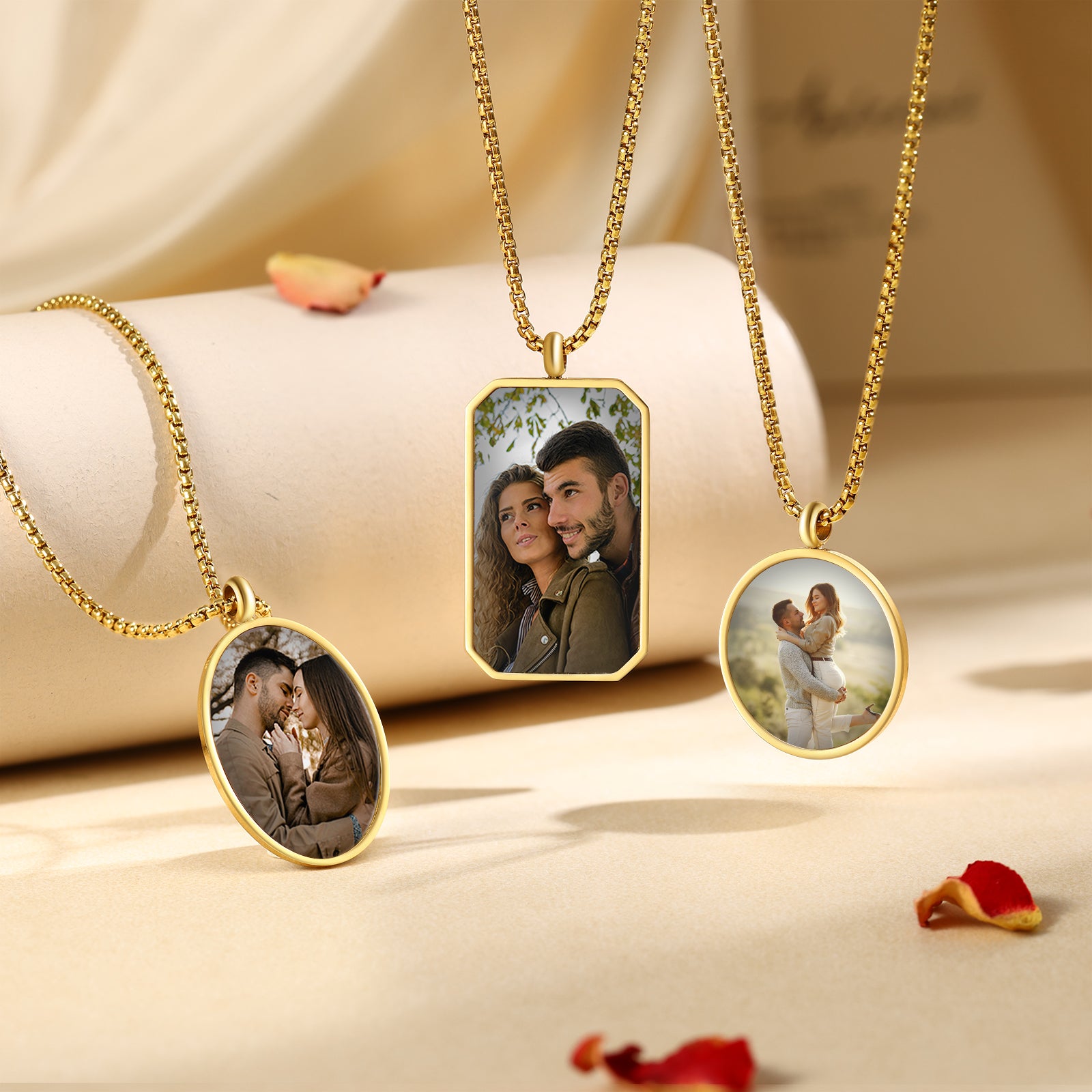 Custom Photo Thermal Necklace