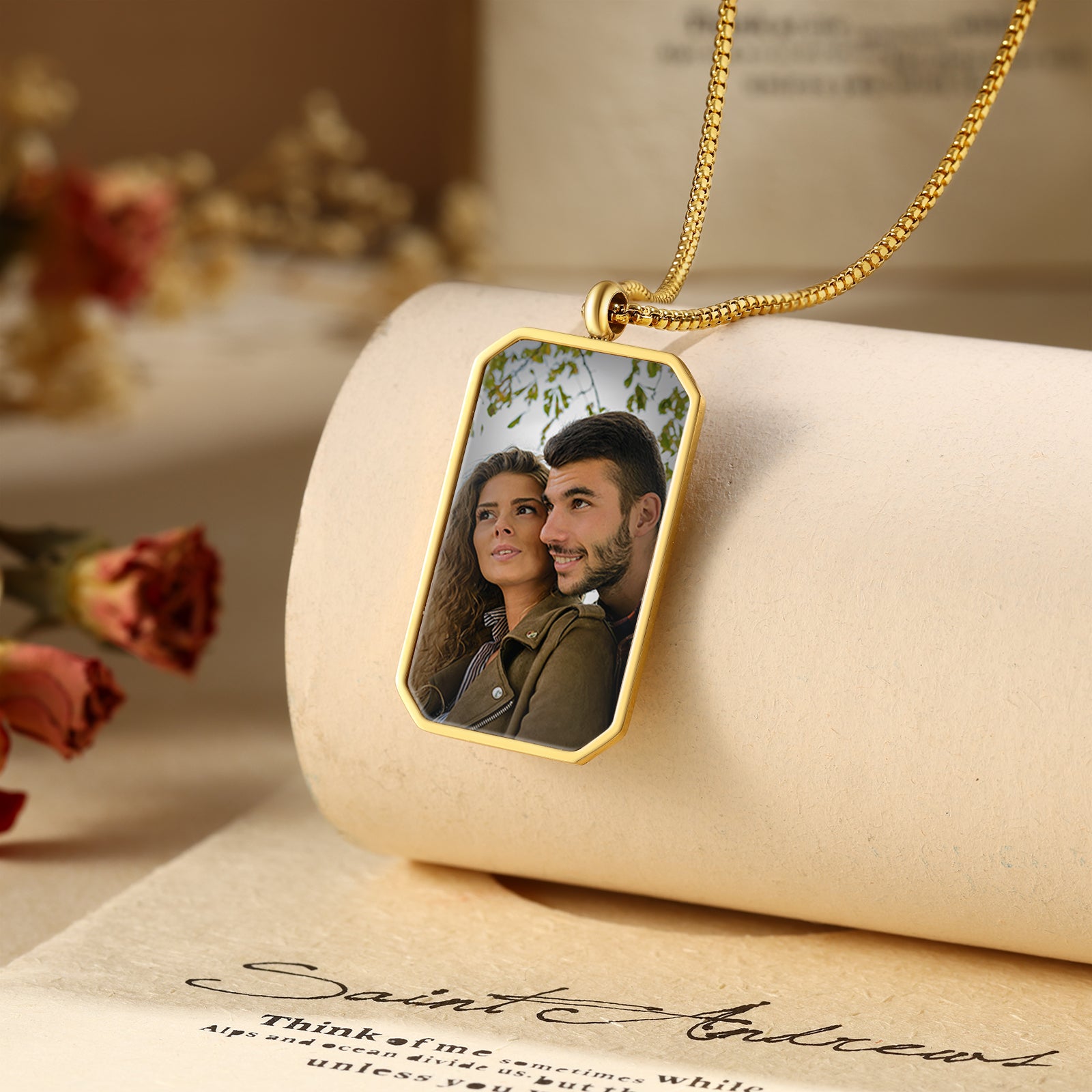 Custom Photo Thermal Necklace