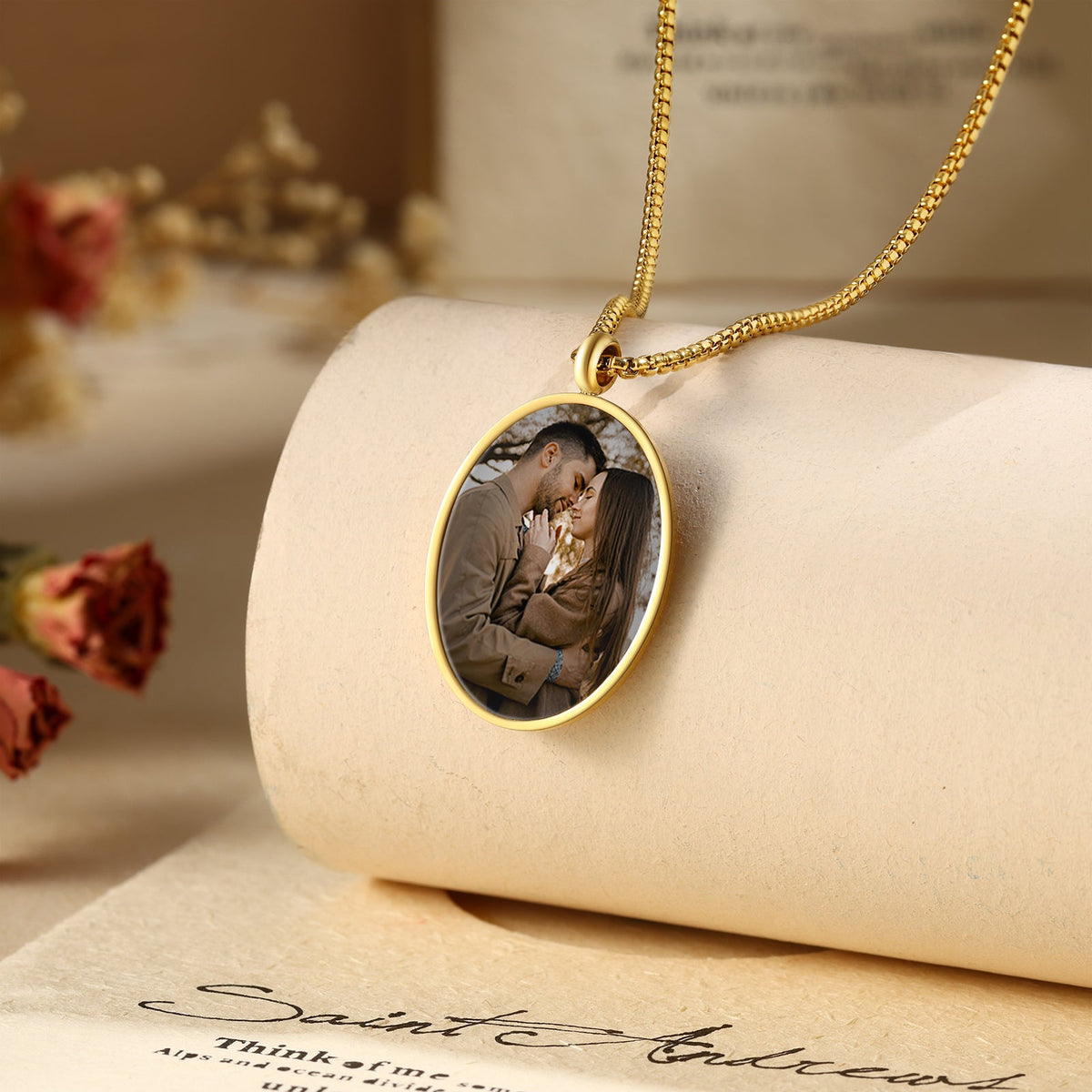 Custom Photo Thermal Necklace
