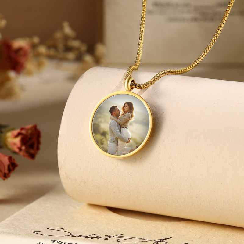 Custom Photo Thermal Necklace