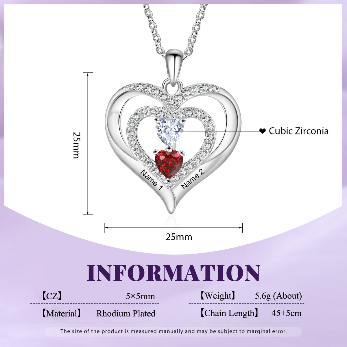 Custom Birthstone Necklace