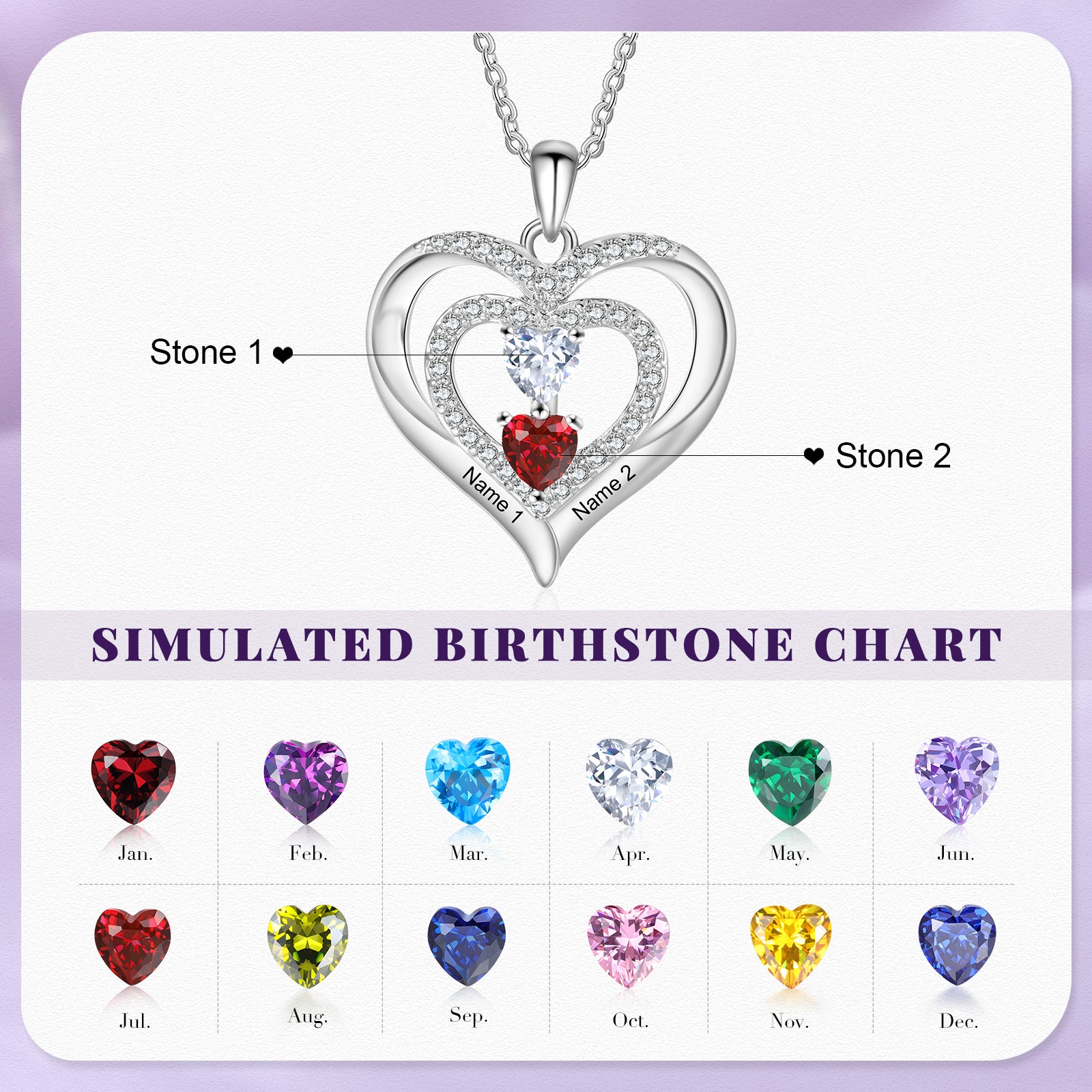 Custom Birthstone Necklace