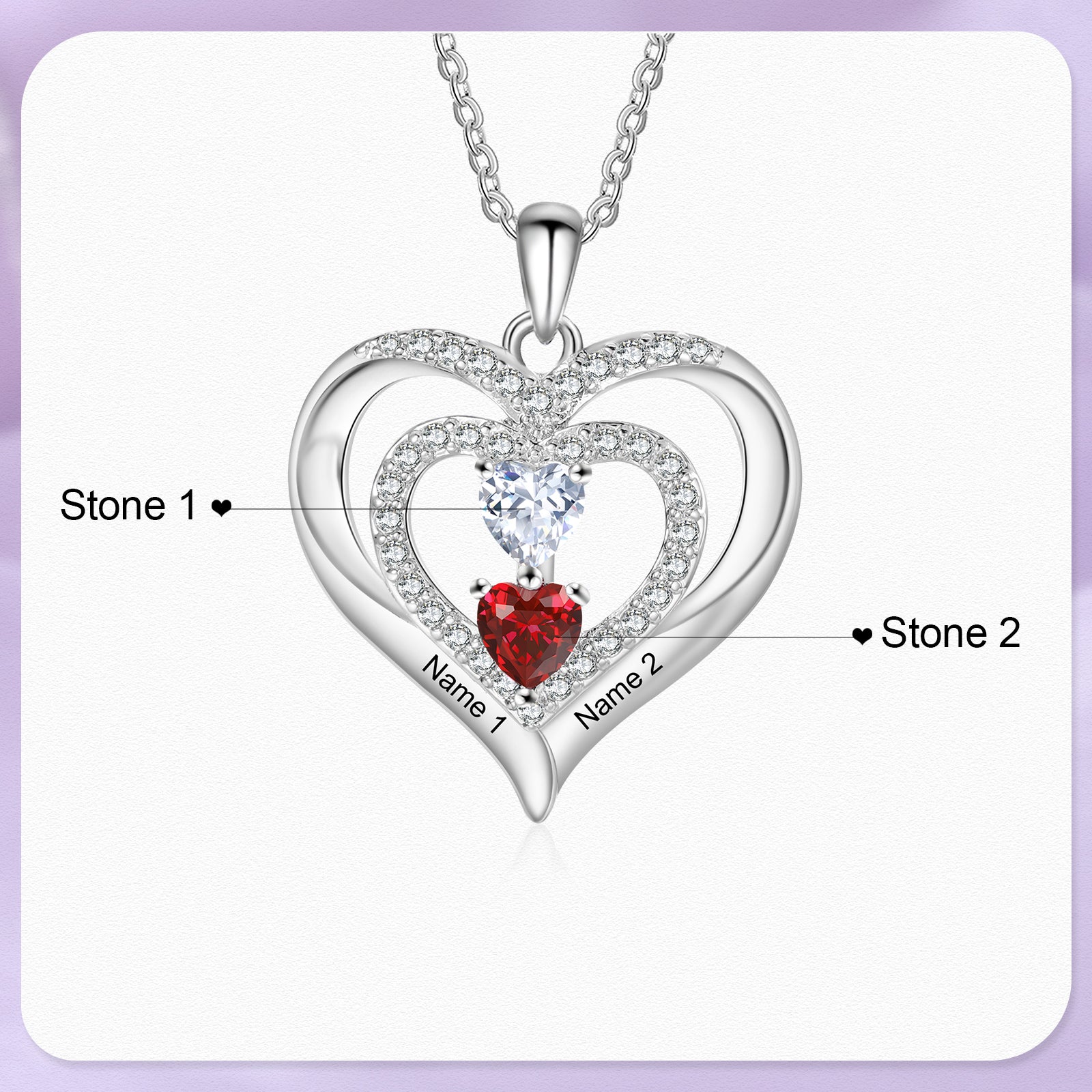 Custom Birthstone Necklace