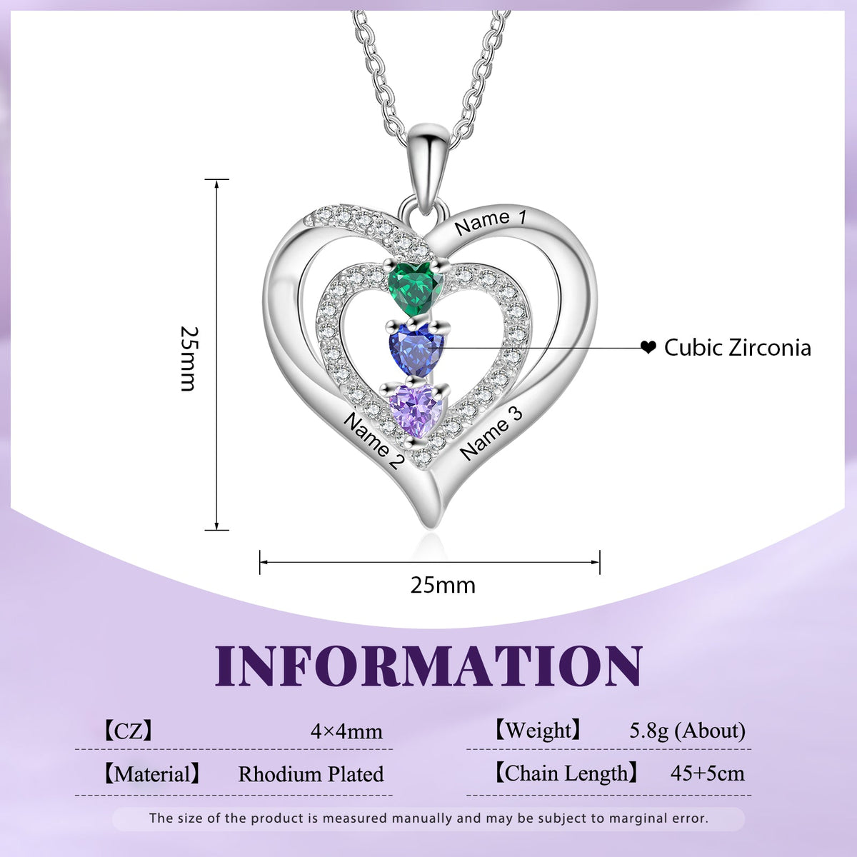 Custom Birthstone Necklace