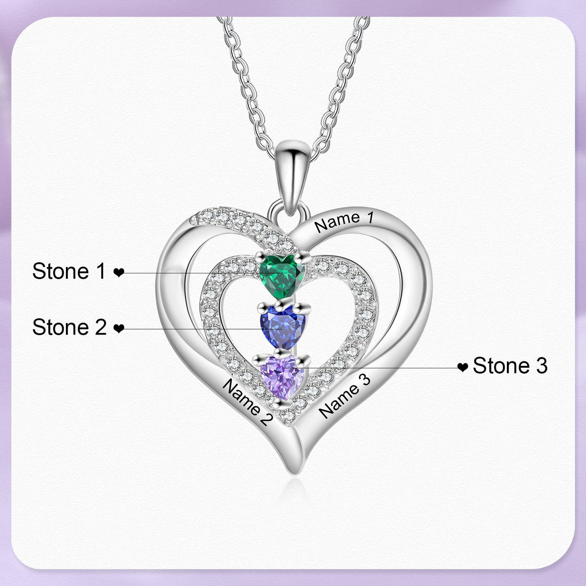 Custom Birthstone Necklace